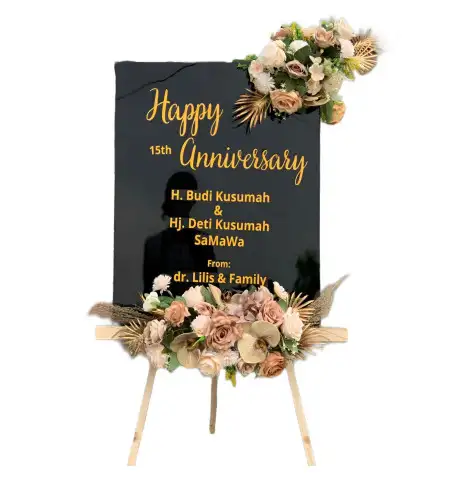 Papan Bunga Akrilik Taman Baloi