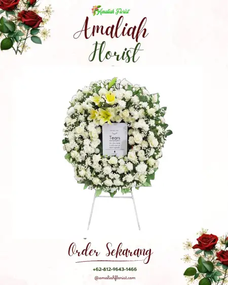 Krans Bunga Duka Taman Baloi