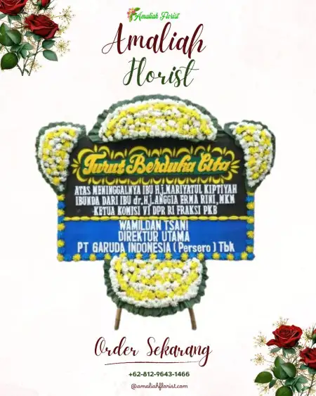 Papan Bunga Duka Taman Baloi